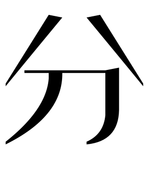 《分》的繁体字 - 繁体字 - 繁体字 _繁体字大全